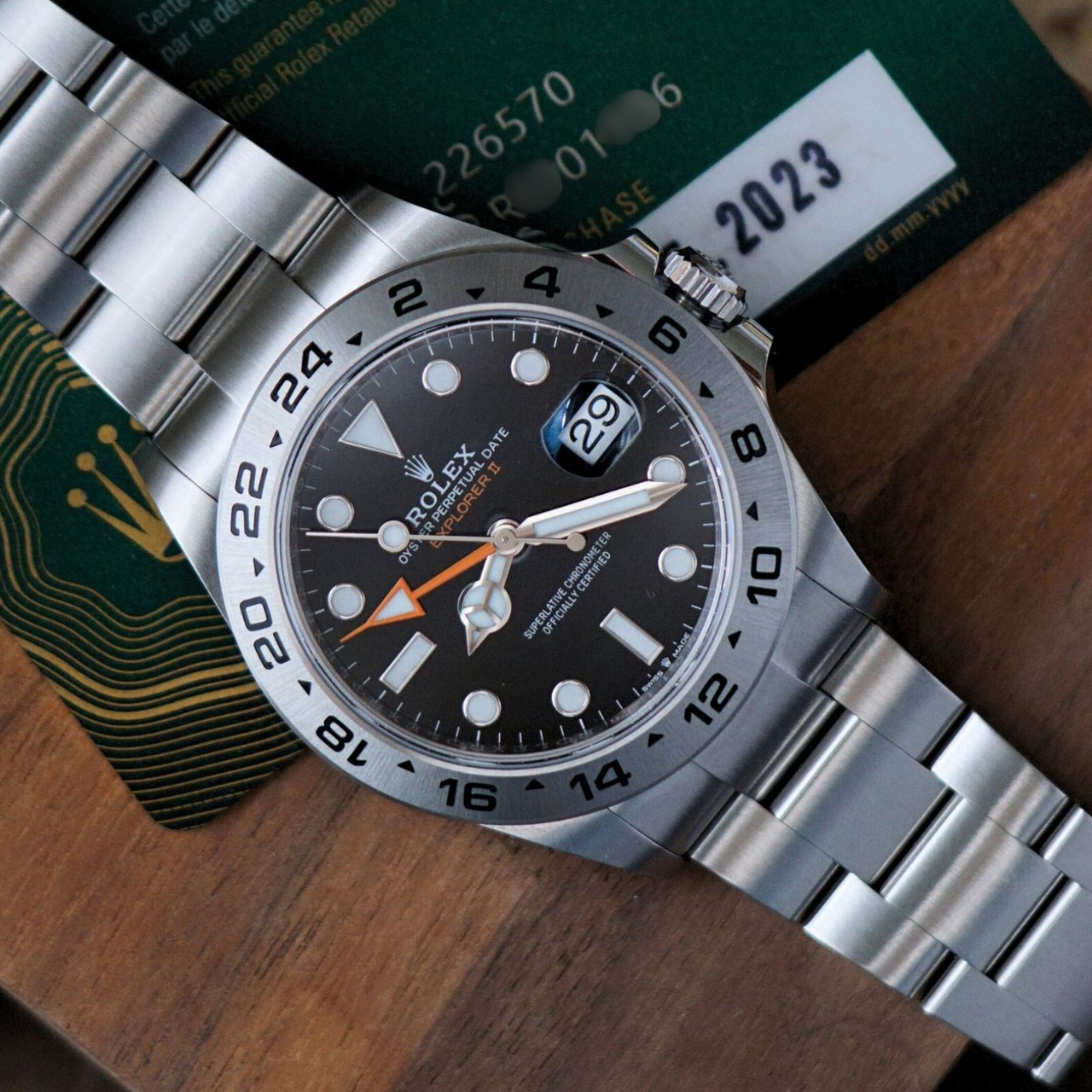 Rolex Explorer II Ref. 226570 Steel 42mm 2023