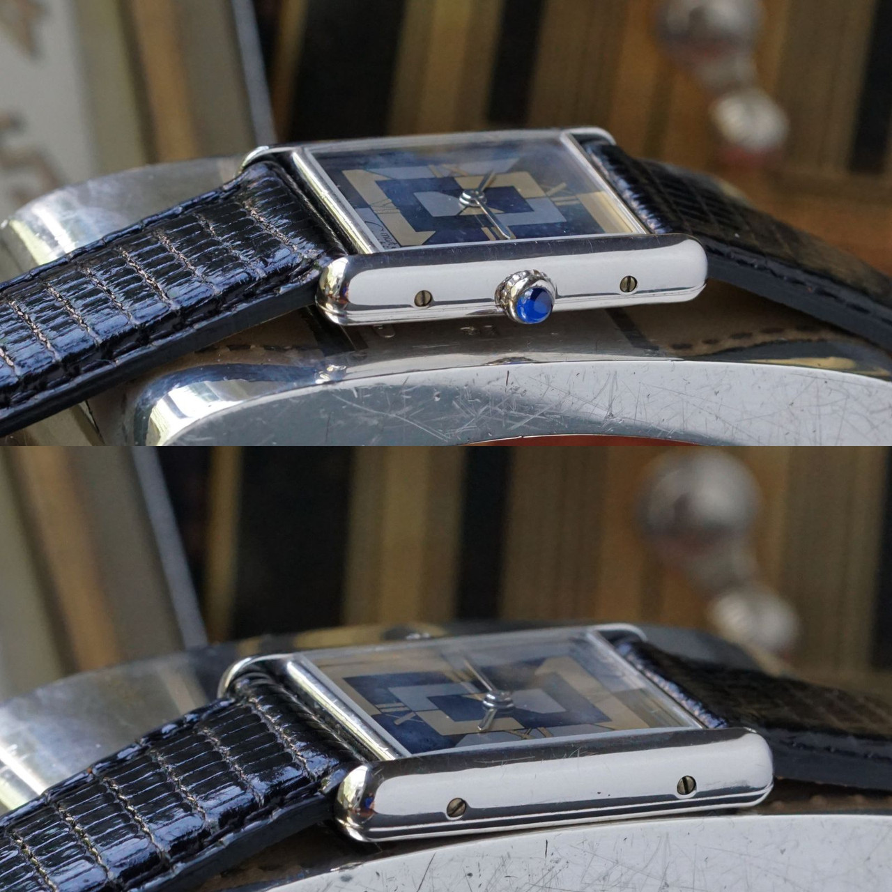 Cartier Must de Tank Art Deco Ref. 1616 Silver .925 24mm 1995