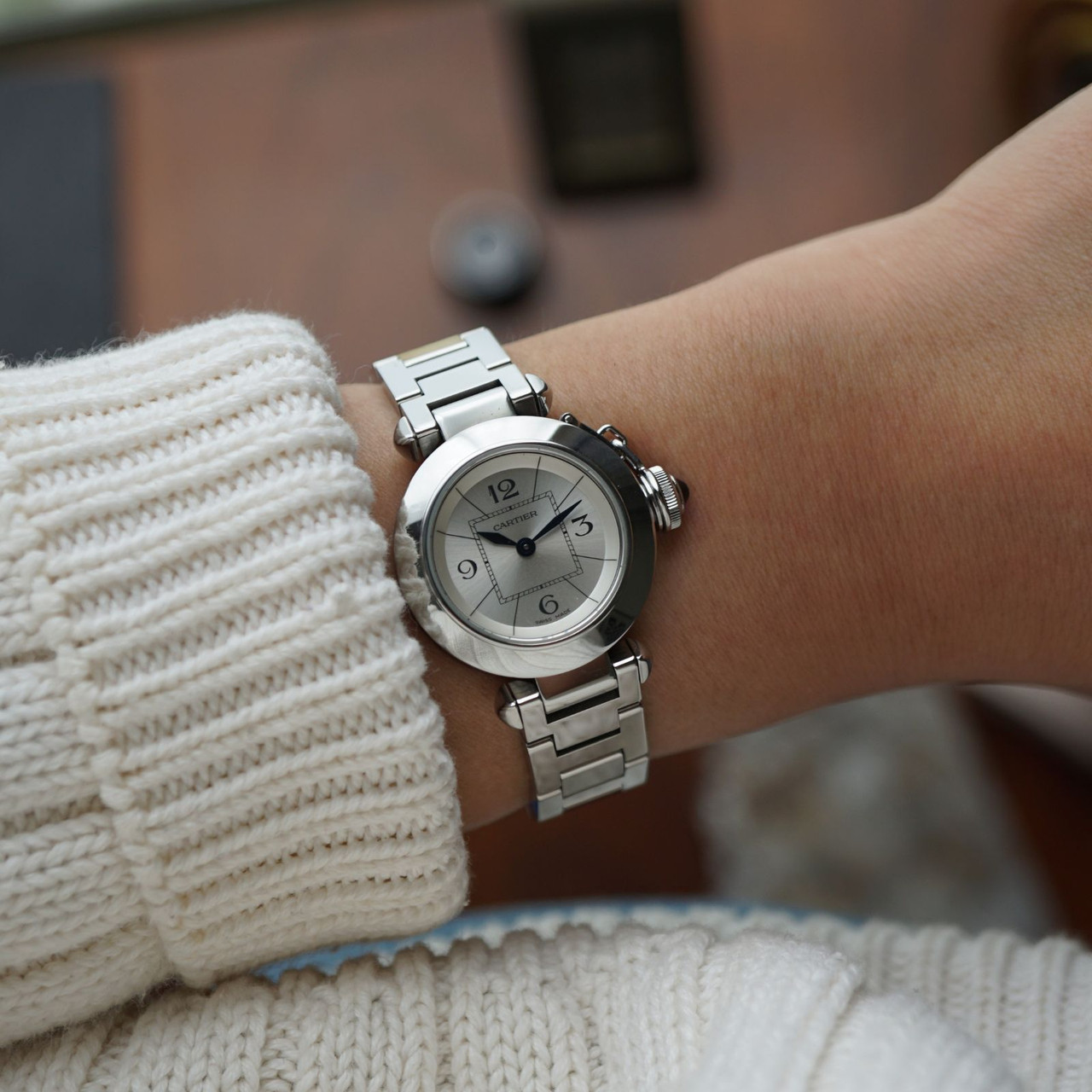 Cartier Miss Pasha Mini Ref. W3140007 Steel 2000s