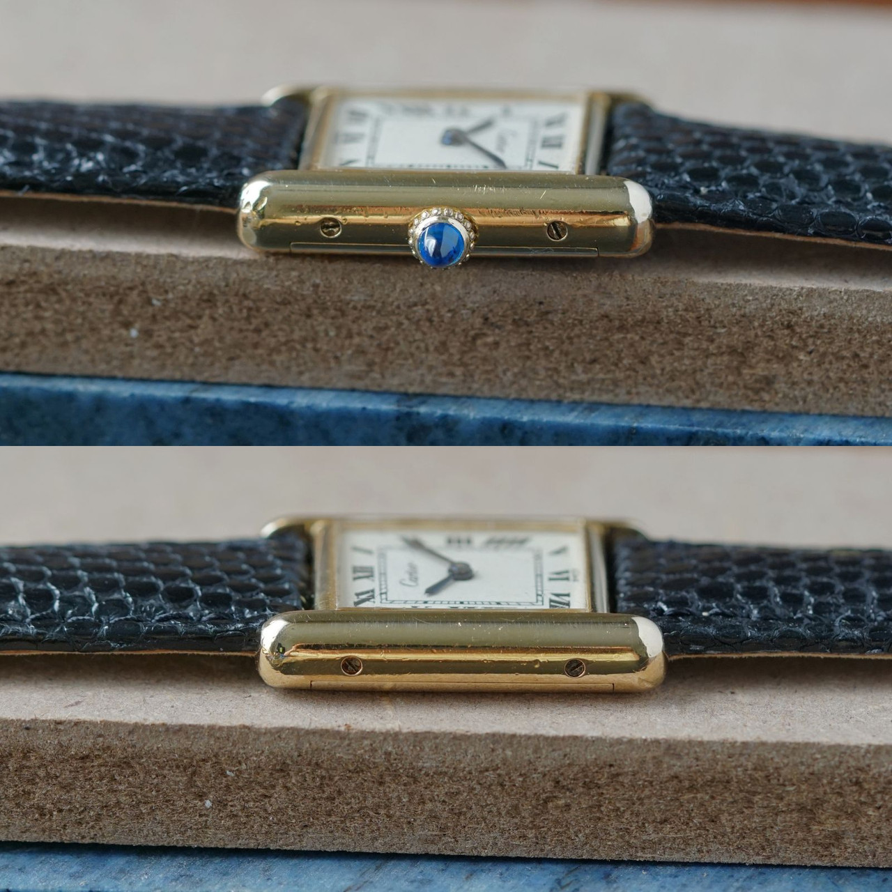 Cartier Classic Tank Craquelure Plaque 1970s