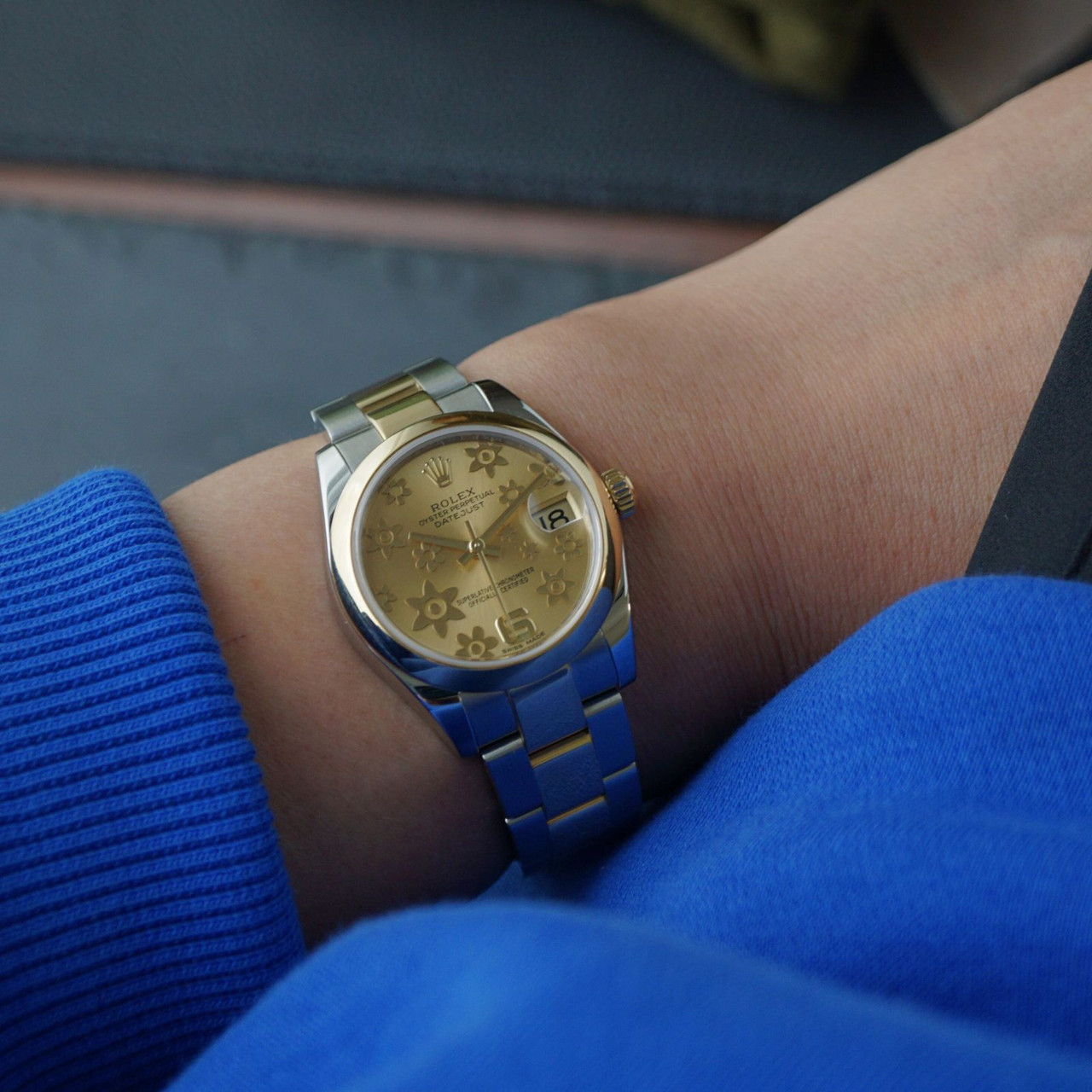 ぽんず　House on the hill Rolex Datejust Custom Diamond Bezel 178243 | WatchGuyNYC