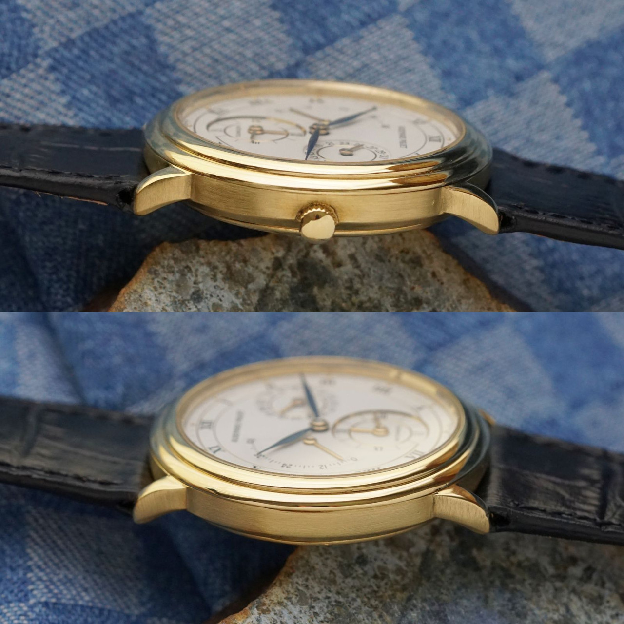 Audemars Piguet Dual Time Ref. 25685 18k Yellow Gold 1980s
