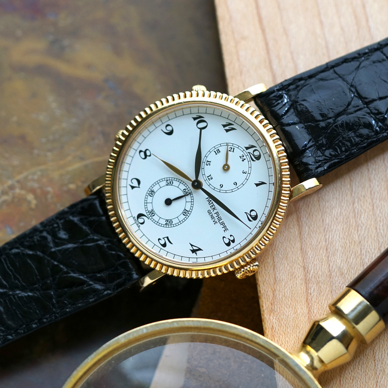 Patek Philippe Travel Time Ref. 5034J 18k Yellow Gold 2000s
