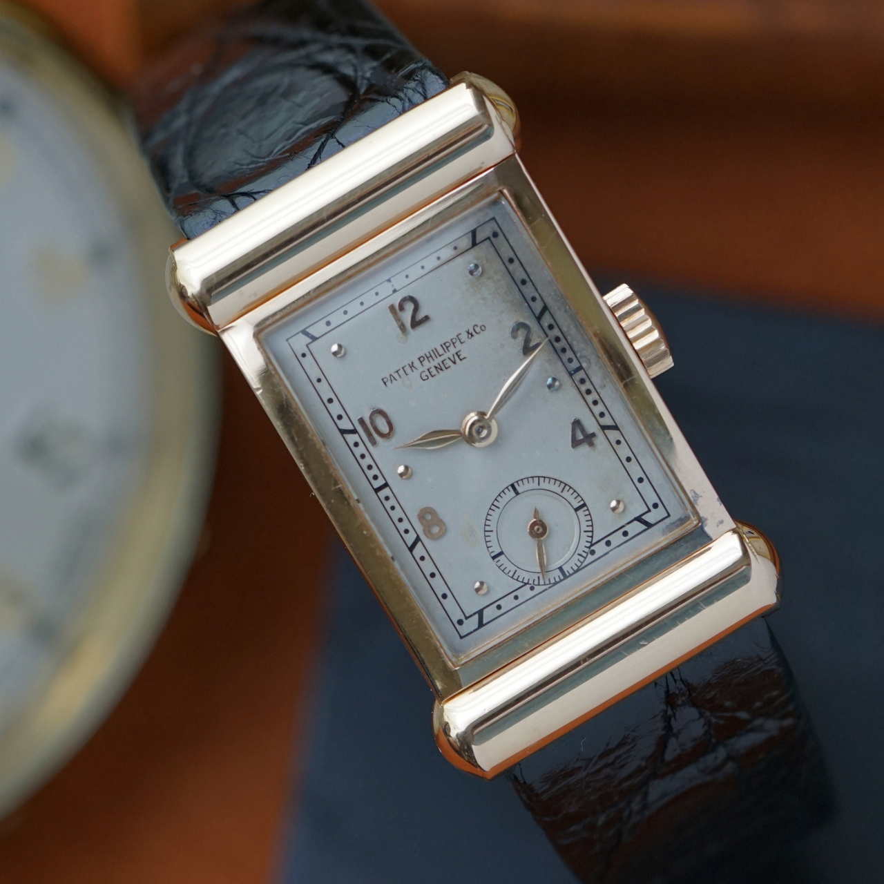 Patek Philippe Rare 575 Cylindrical Hooded 18k Rose Gold Archive  1938