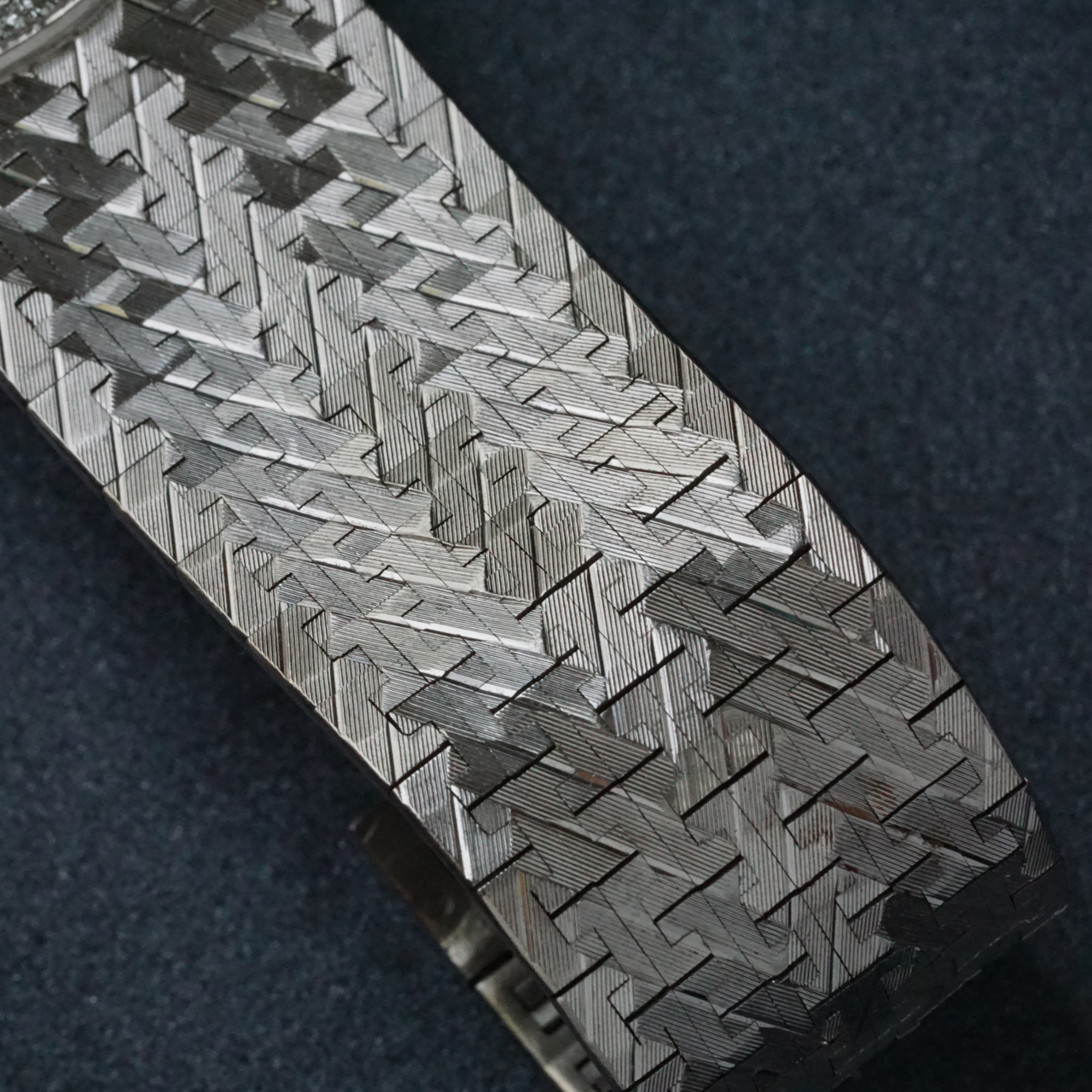 Piaget Vintage Diamond & 18k White Gold Bracelet 1970s