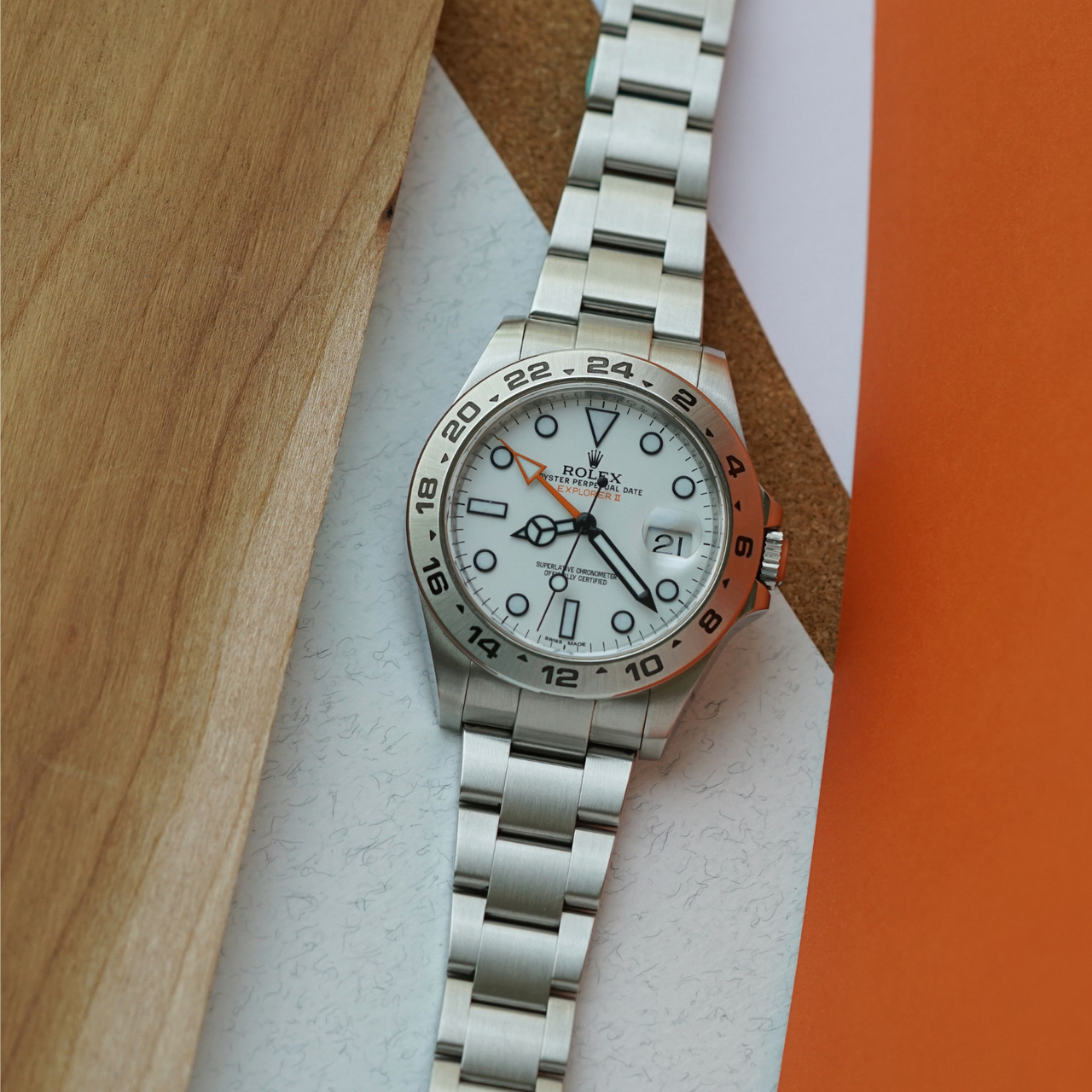 Rolex Explorer II 42mm “Polar” Ref. 216570 Steel 2017