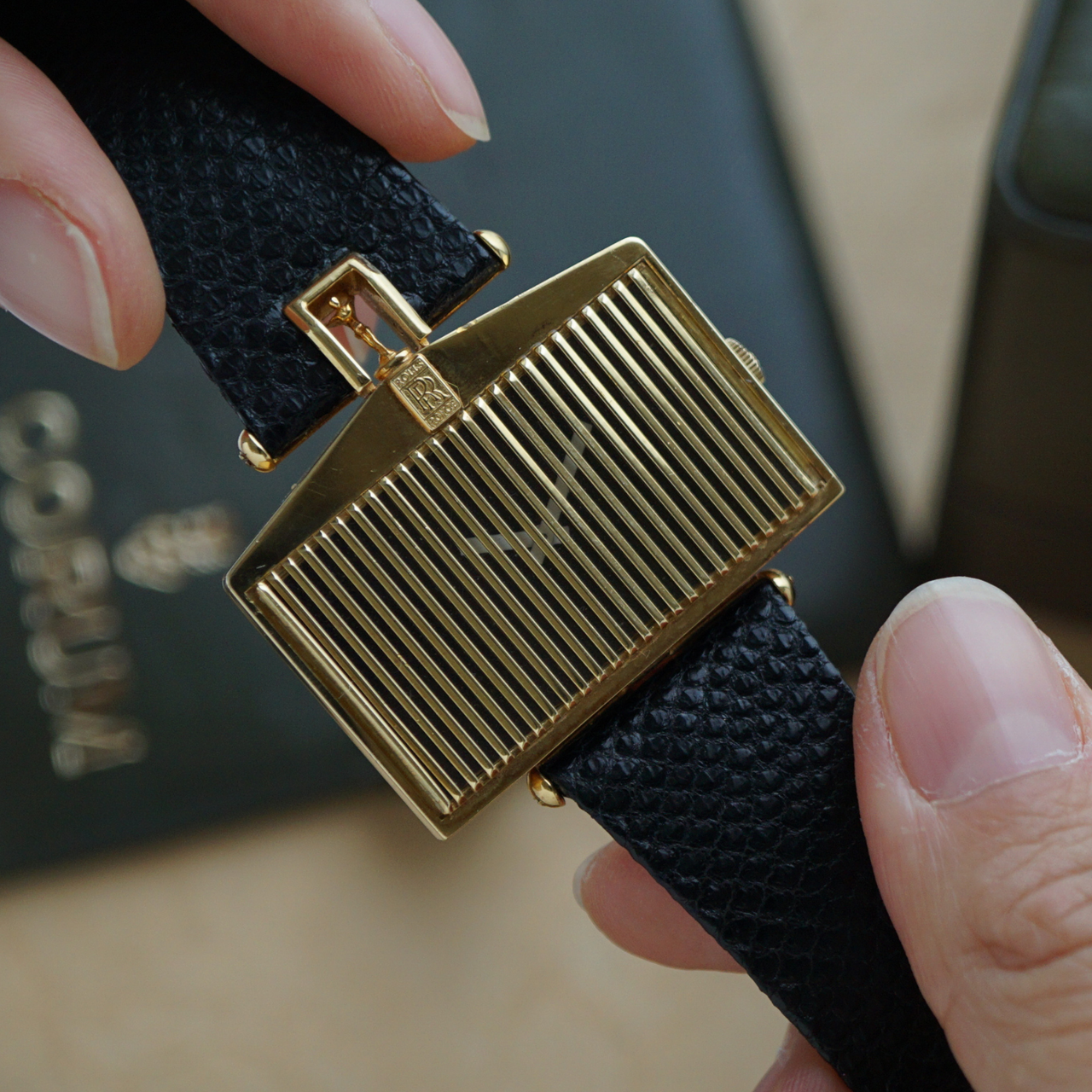 Corum Rolls Royce Large Ref. 55585 18k Yellow Gold Manual Wind 1970s