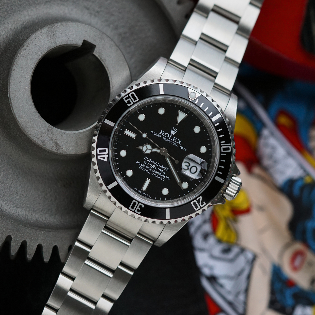 Rolex Submariner Date 16610T Steel M Series 40mm 2008