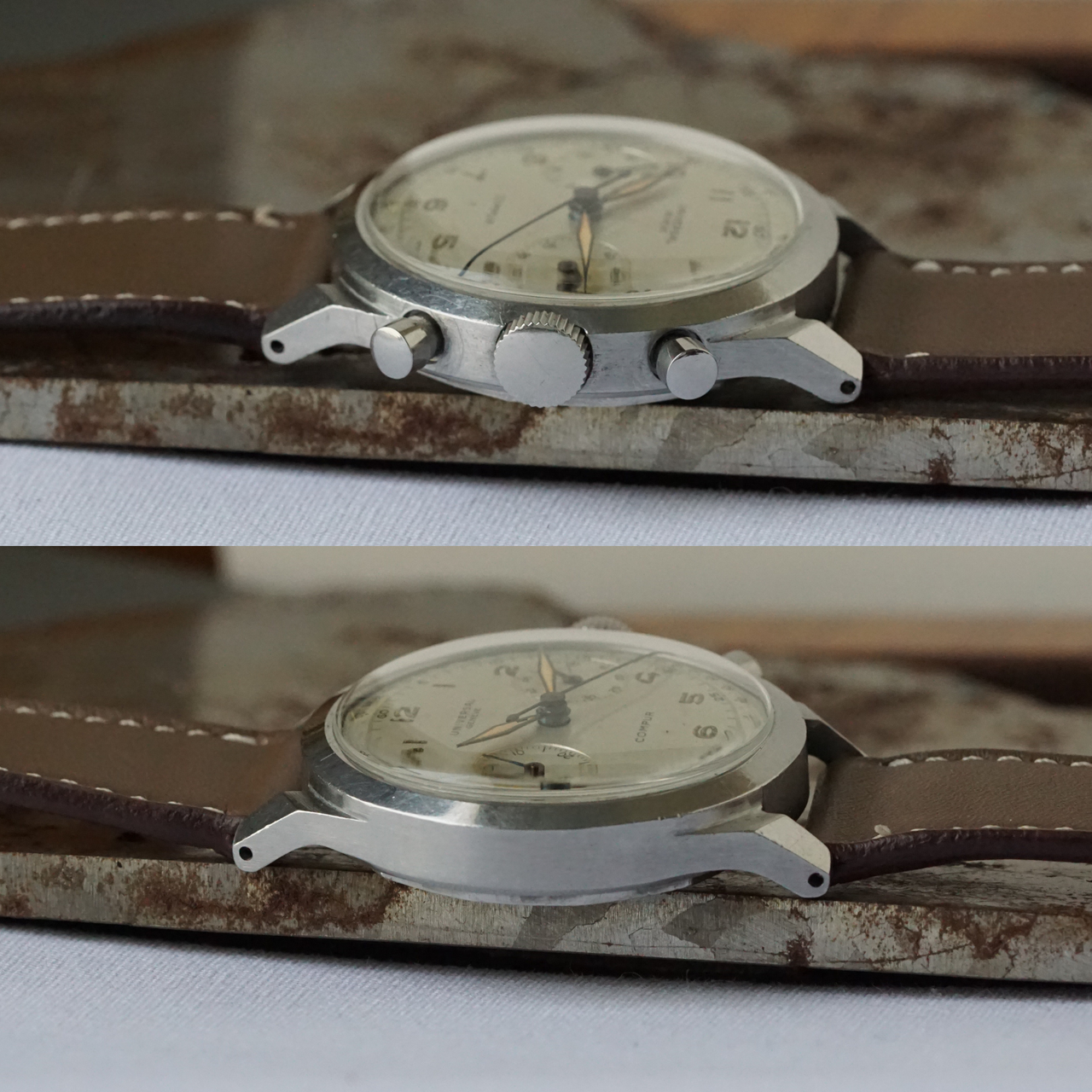 Universal Geneve Compur 22409 Enversteel Spillman Case 1940s