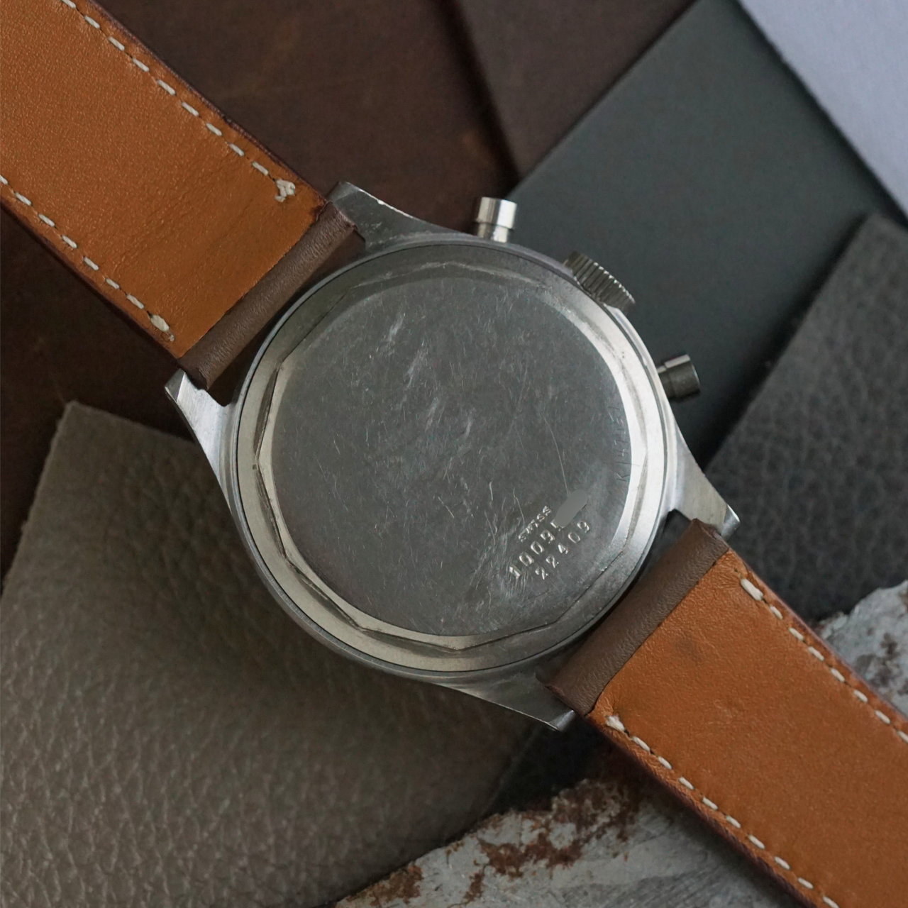 Universal Geneve Compur 22409 Enversteel Spillman Case 1940s