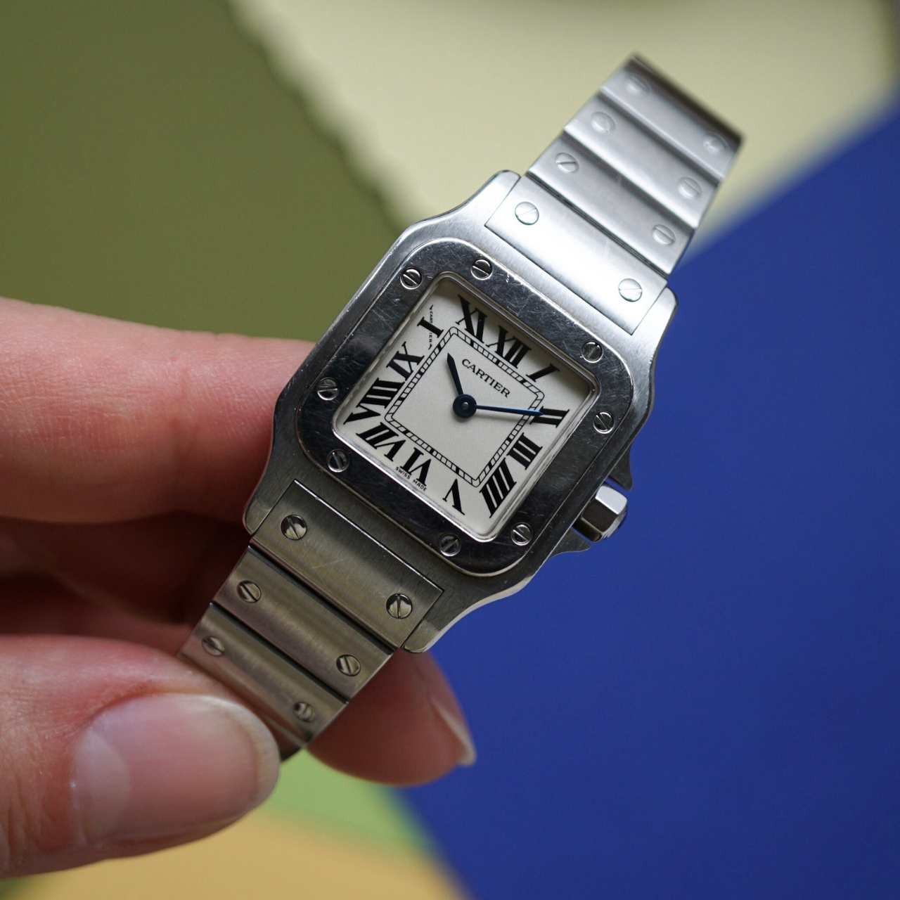 Cartier Santos Galbee Small W20056D6 Steel Quartz 1990s