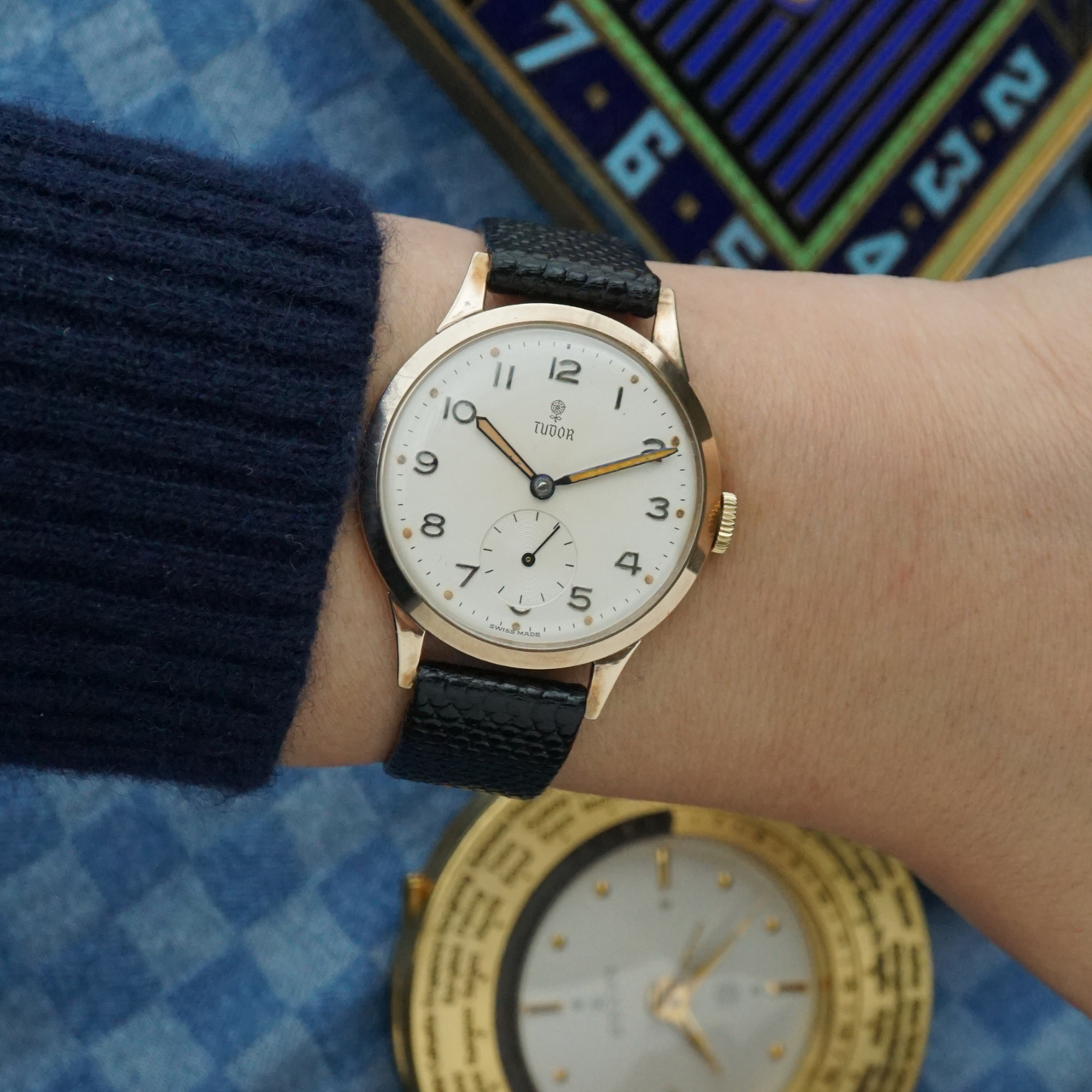 Tudor Late 1940s Ref. 2705 Early Rose Logo Rose Gold
