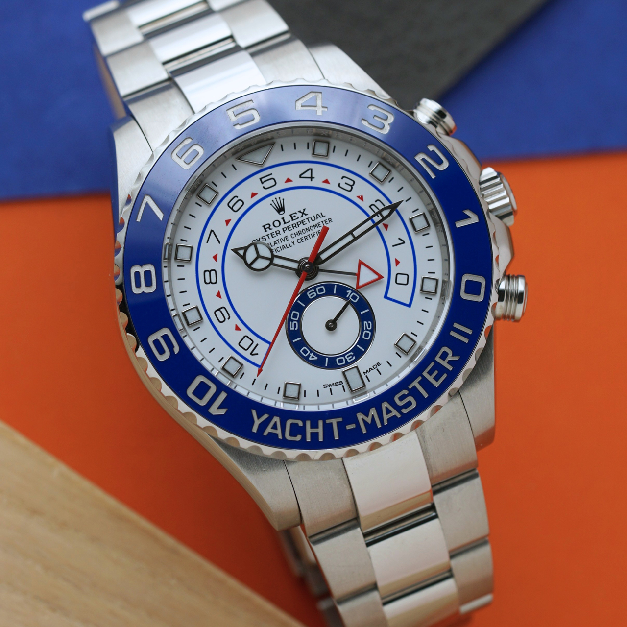 Rolex Yacht-Master II Ref. 116680 Stainless Steel 2018 Card