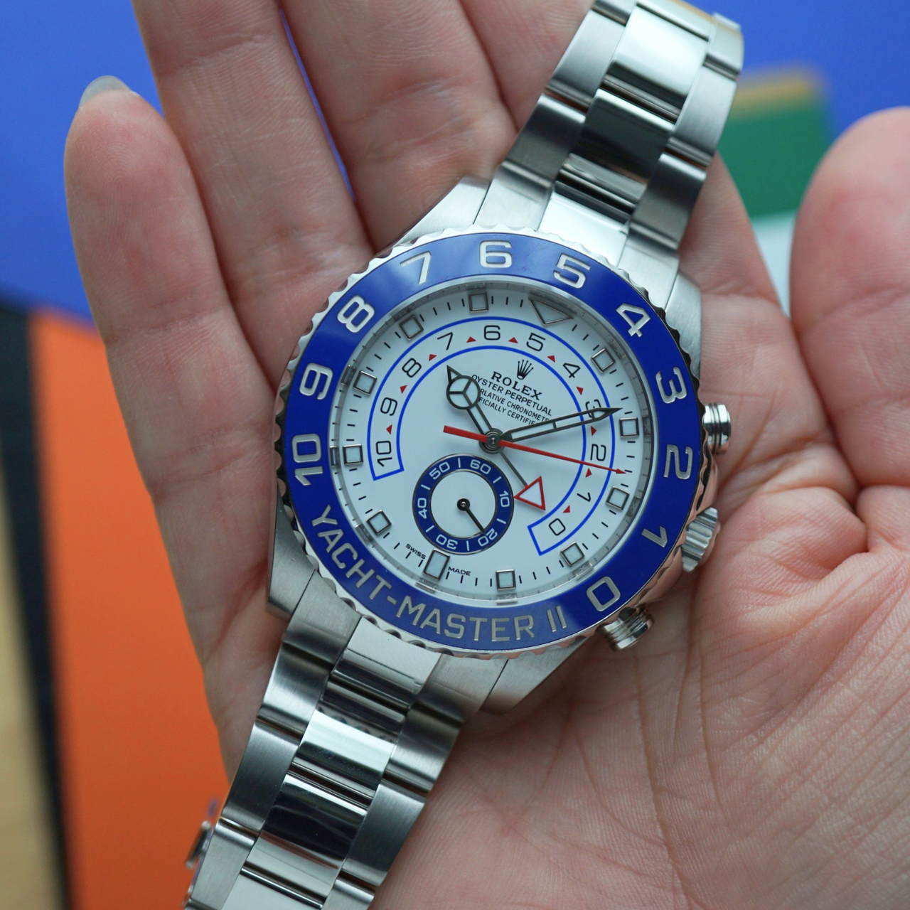 Rolex Yacht-Master II Ref. 116680 Stainless Steel 2018 Card