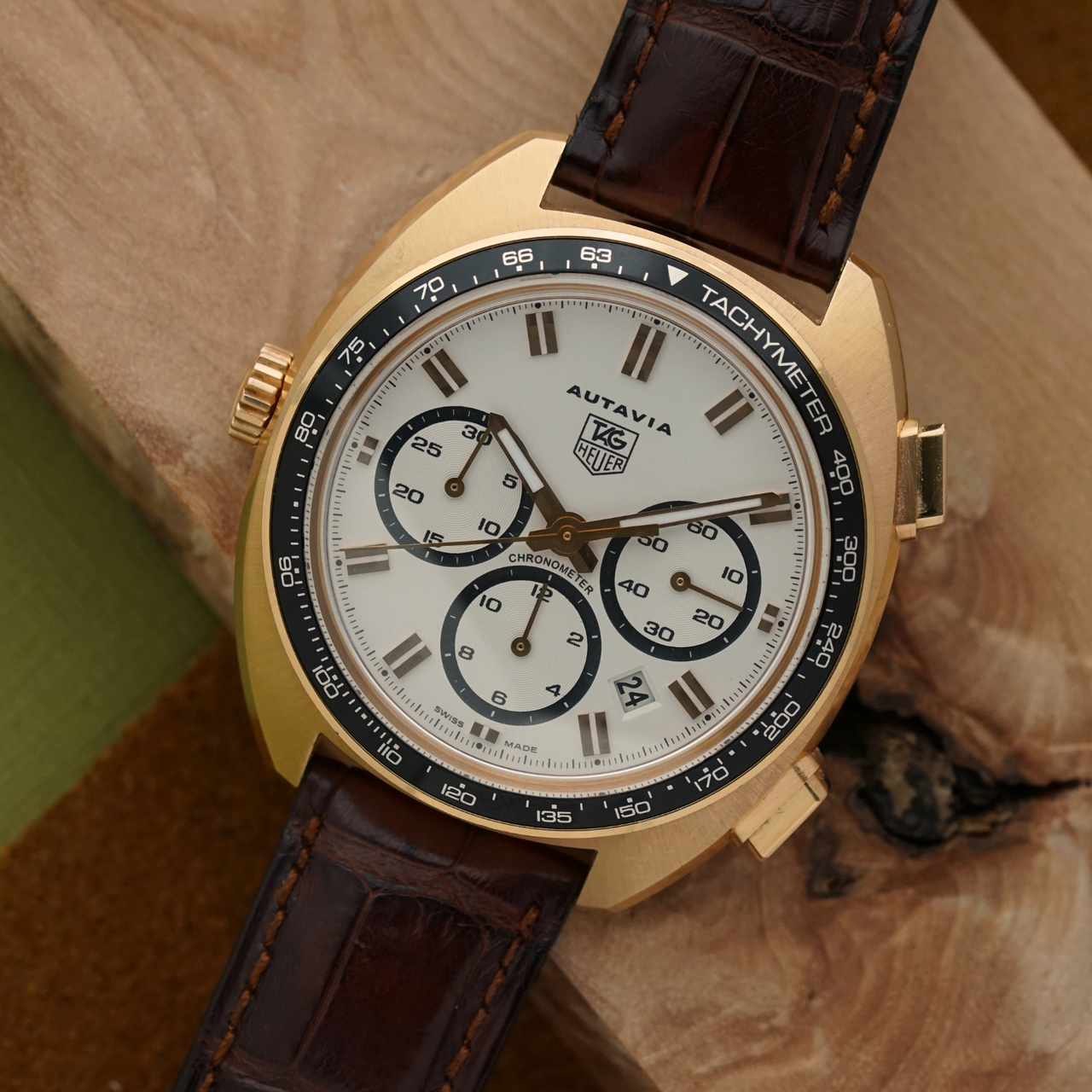 Tag Heuer Autavia 70th Anniversary CY5140 18k Rose Gold