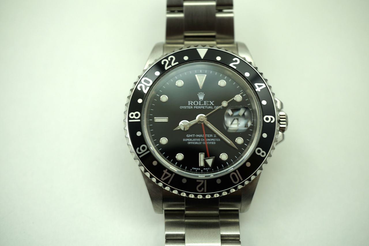 Rolex 16710 Gmt Stainless Steel Full Set D Series Dates 2006