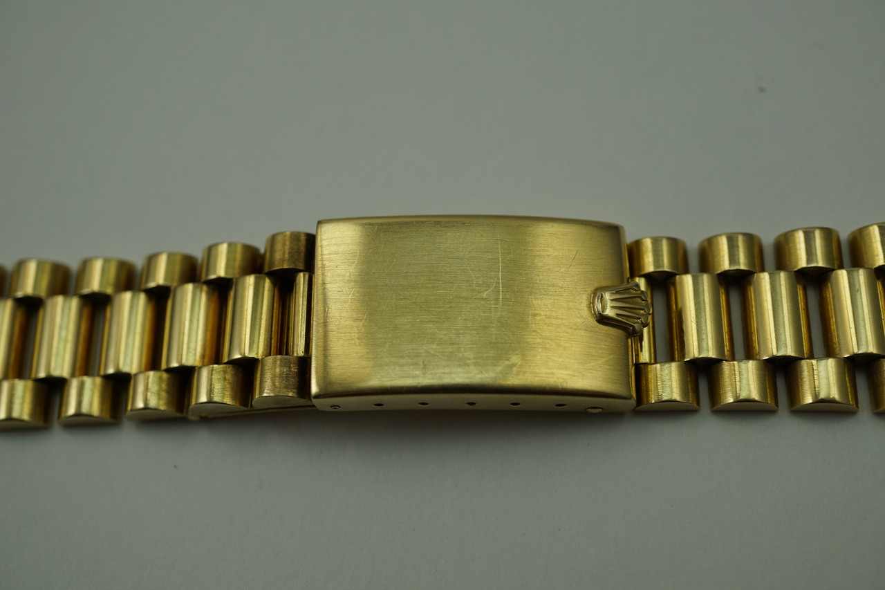 Rolex 1803 President original 18k buckle bracelet dates 1965-66