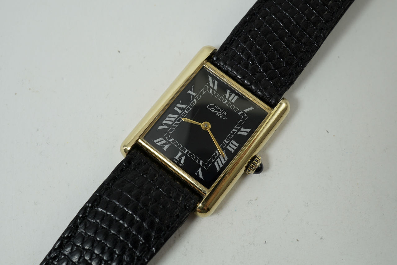 cartier black dial