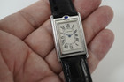 Cartier 2390 Tank Basculante Reverso large stainless steel c. 2000's pre owned for sale houston fabsuisse