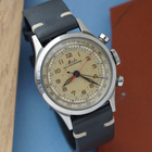 1940s Mido Multi-Centerchrono Chronograph François Borgel Stainless Steel Case 35 mm