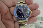 Rolex 16613 Submariner tutone w/ box, papers & tag dates 1991 modern automatic original stainless steel 18k yellow gold pre owned for sale houston fabsuisse