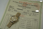 Rolex 1503 Date 14k yellow gold w/ Chronometer papers c. 1968 automatic original jubilee bracelet pre owned for sale houston fabsuisse