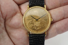 Corum U.S. $20 Coin Watch 1896 quartz dates 2000's modern pre owed for sale houston fabsuisse