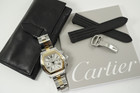 Cartier WG2027Z1 Roadster Chronograph tutone w/ box & papers 2005