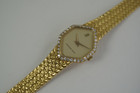 Audemars Piguet Bracelet Watch w/ diamonds 18k yellow gold ladies 1970's  vintage pre owned for sale houston fabsuisse