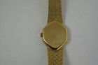 Audemars Piguet Bracelet Watch w/ diamonds 18k yellow gold ladies 1970's  vintage pre owned for sale houston fabsuisse