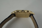 Cartier Panther 18k with deployment strap & box dates 1990's modern pre owned for sale houston fabsuisse