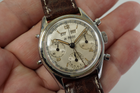 Le Phare Calendar Chronograph Swiss original dial dates 1950 pre owned vintage for sale houston fabsuisse