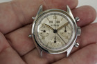 Le Phare Calendar Chronograph Swiss original dial dates 1950 pre owned vintage for sale houston fabsuisse