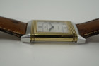 Jaeger LeCoultre 250.5.86 reverso Classique steel & 18k yellow gold c. 1990's modern pre owned for sale houston fabsuisse