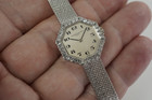 Vacheron Constantin 7148 Ladies Dress Watch 18k white gold factory diamond bezel 1967 vintage pre owned for sale houston fabsuisse