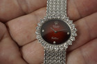 Rolex 4081 Cellini ladies factory diamond bezel 18k gold bracelet watch c. 1975 vintage pre owned for sale houston fabsuisse