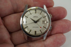 Angelus 10/11 B Datalarm stainless steel retailed by Spritzer & Fuhrmann c. 1950's vintage pre owned for sale houston fabsuisse