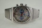 Movado HS360 Astronic day date moon phase chronograph dates 1971 stainless steel automatic pre owned for sale houston fabsuisse