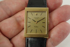 Rolex 4027 Cellini 18k yellow gold rectangle dates 1975-76 vintage all original pre owned for sale houston fabsuisse