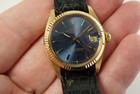 Rolex 6827 Datejust midsize w/ box, papers & tag 18k yellow gold mint c. 1979 vintage automatic for sale houston fabsuisse