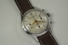 Heuer Abercrombie & Fitch 2444 Chronograph stainless steel c. 1960's vintage pre owned for sale houston fabsuisse