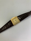 Rolex 4017 Cellini Asymmetrical original strap & buckle c. 1975 18k yellow gold pre owned for sale houston fabsuisse