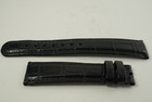 A. Lange & Sohne Strap original black alligator 19 mm c. 2000's modern pre owned for sale houston fabsuisse