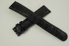 A. Lange & Sohne Strap original black alligator 19 mm c. 2000's modern pre owned for sale houston fabsuisse