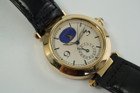 Cartier Pasha Moon Phase Calendar 18k w/ deployment and box c. 1991 pre owned for sale houston fabsuisse 