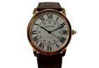 Cartier W2RN0008 Ronde Solo 18k rose gold automatic c. 2018 modern all original pre owned for sale houston fabsuisse