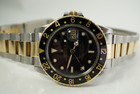 Rolex 16753 GMT 18k yellow gold & stainless steel w/ oyster bracelet dates 1980 automatic pre owned for sale houston fabsuisse