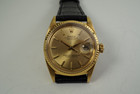 Rolex 1601 Datejust 18k yellow gold very nice dates 1971 vintage pre owned for sale houston fabsuisse