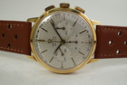 Omega 141.010 DeVille Chronograph 18k yellow gold mint condition c. 1967 vintage collector quality pre owned for sale houston fabsuisse