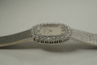 Patek Philippe 4174/1 Bracelet Watch factory diamonds c. 1970's  18k white gold vintage pre owned for sale houston fabsuisse